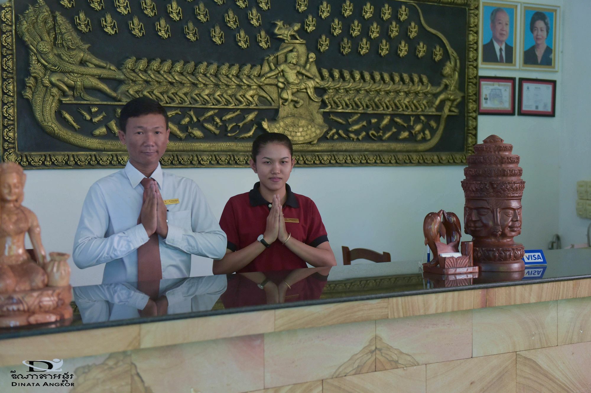 Dinata Angkor Boutique Hotel Siem Reap Esterno foto